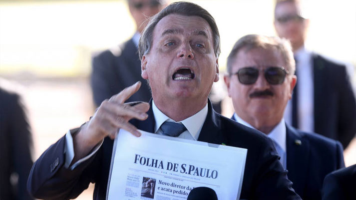 bolsonaro atacando folha